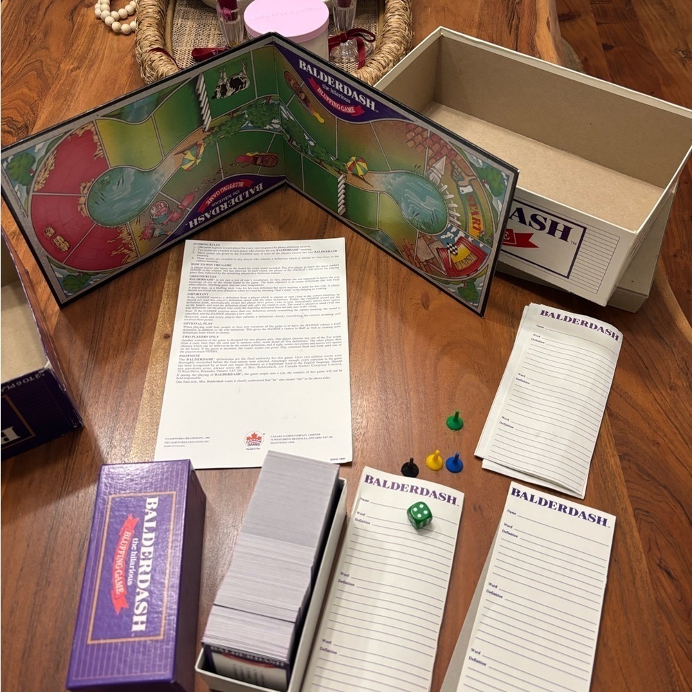 Vintage 1984 Balderdash Board Game GameWorks Canadian Edition Complete - Picture 5 of 5